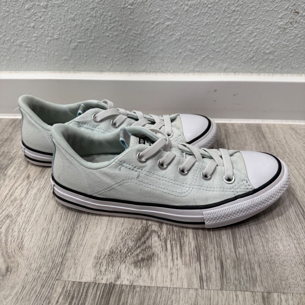 Converse Chuck Taylor All Star Low Mint‎ Green Iridescent Shoes A03633F Youth 3